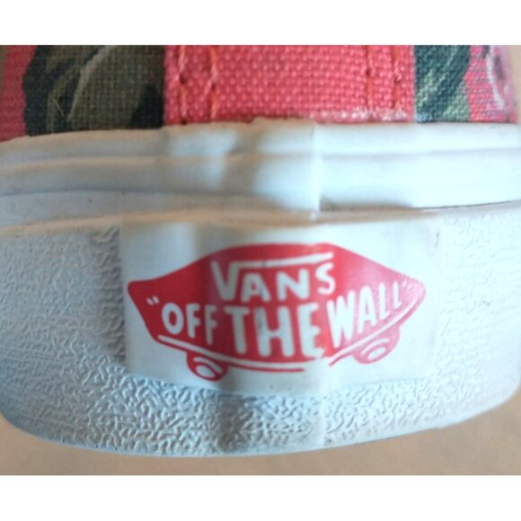 VANS Off The Wall Women's Sneakers TB4R Series Pink Floral Print Shoes - 8.5M - Picture 6 of 9